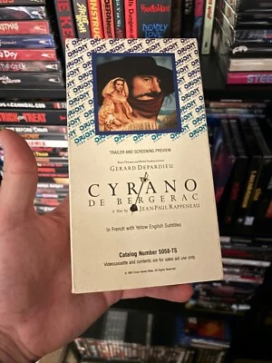 CYRANO DE BERGERAC VHS FYC SCREENER 1990 ACADEMY AWARDS orion RARE - Image 1 of 4
