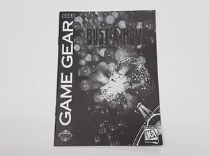 Bust-A-Move Sega Game Gear Authentic Manual Only *staples - Photo 1/14