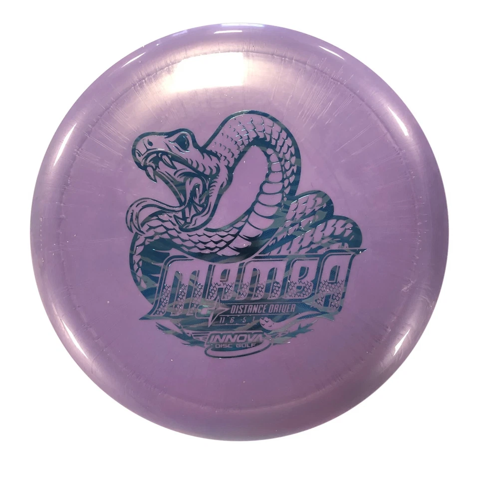 DISC GOLF INNOVA GSTAR MAMBA UNDERSTABLE DISTANCE DRIVER 168g PURPLE W/ BLUE - Image 1 of 1