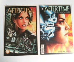 Aftertime #1 & #2 B&W Comic Book Lot 1997 Antarctic Press Comics NM (2 Books) - Picture 1 of 3
