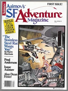 ASIMOV'S SF ADVENTURE MAGAZINE ISSUE #1 NEW CONDITION ASIMOV, HARRISON ANDERSON - Picture 1 of 4