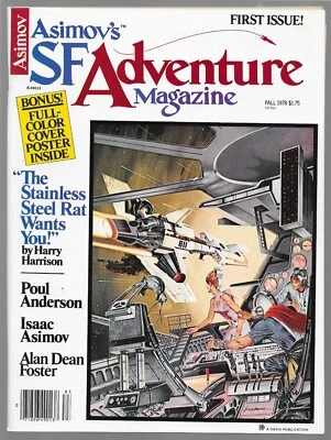 ASIMOV'S SF ADVENTURE MAGAZINE ISSUE #1 NEW CONDITION  ASIMOV, HARRISON ANDERSON Foto 1 de 4