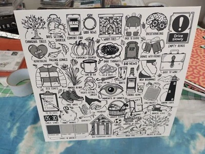 ED SHEERAN - AUTUMN VARIATIONS HAND SIGNED WHITE VINYL LP@@ - Image 1 of 3