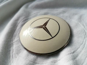 Mercedes Steering Wheel Emblem Enamel 170V 170D 170S W136 W191 W187 220 Ivory - Picture 1 of 4