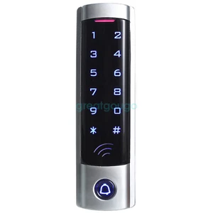 Wiegand 26 Access Control 12VDC Metal Touch Keypad IP68 Waterproof For ID Cards - Picture 1 of 6