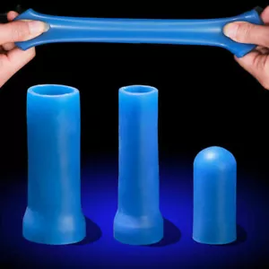 Stretcher Male Penis-Enlarger Extender Enlargement Enhancement Grow Sleeve Blue - Bild 1 von 15