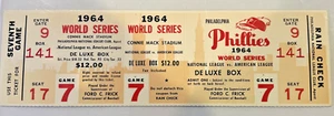 1964 Philadelphia Phillies Phantom World Series Ticket- Connie Mack SHIBE BOX - Picture 1 of 2