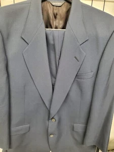 Vintage Pierre Cardin Wool Suit Size 44R Pants 38 Union Made In USA - Picture 1 of 6