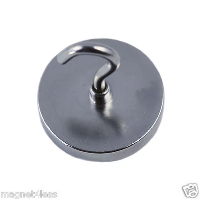 APPLIED MAGNETS 1 Strong 1.5 Inch Rare Earth Neodymium Hook Magnet for Industrial Applications