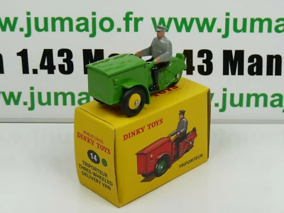 JUMAJO DT252 Voiture réédition DINKY TOYS DeAgostini : Triporteur vert