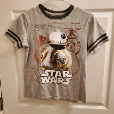 Camiseta Star Wars BB-8 Parques Disney Gris Infantil L Foto 1 de 3