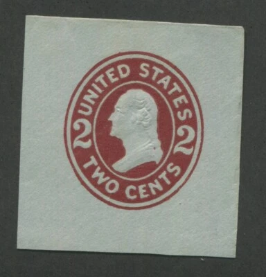 1907 United States Postal Stationary #U409a Die 2 Mint Cut Square  - Image 1 of 2