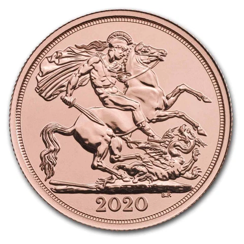 2020 Great Britain Gold Double Sovereign BU - SKU#205323 Cover