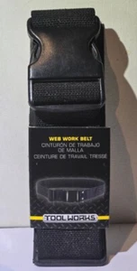 Tool Works Web Work Belt 29"- 46" NEW Heavy Duty Poly Web Quick Release Buckle - Picture 1 of 4