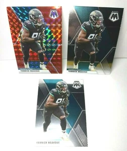 2020 Mosaic Vikings Ravens Jacksonville Jaguars RED PRIZM Ngouke- LOT - Picture 1 of 2