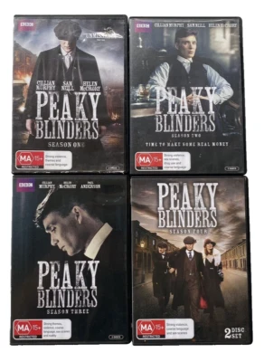 PEAKY BLINDERS  The Complete Season Series 1-4 Region 4 DVD British Gangster BBC - Image 1 of 4