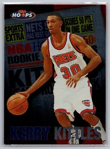 1997-98 NBA Hoops - Rookie Headliner #6 Kerry Kittles New Jersey Nets NBA Card - Picture 1 of 2