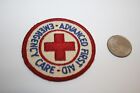 VTG Red Cross Advanced First Aid Jacket Patch Badge Emergency Care 2 1/2" DIA.