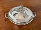 Vintage Late 20th C. Christofle Malmaison Silverplated Vegetable Serving Dish  