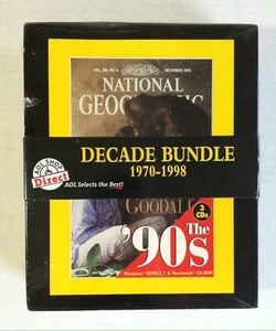 National Geographic DECADE BUNDLE (1970 - 1998) Vol. 8 9 10 (9 CDs) SEALED - Picture 1 of 4