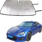 Front Window Glass UV Protection Sunshade 1PCS Compatible with Toyot@ Silver 