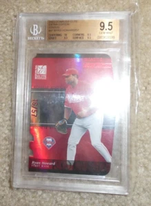 RARE BGS 9.5 2003 Donruss Elite Extra Status Ryan Howard Rookie Card 16/57 - Picture 1 of 2