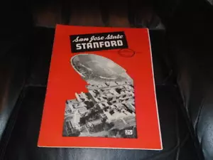 1952 SAN JOSE STATE AT STANFORD COLLEGE FOOTBALL-PROGRAMM - Bild 1 von 2