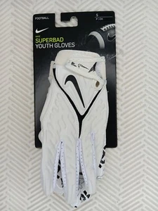 NEW! Nike YOUTH Superbad 6.0 Football Gloves N1002024 Size Small - Picture 1 of 8