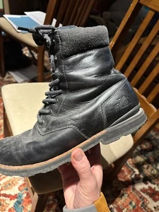 Vintage The North Face NF0A2YA2 Black Men’s Boots US 9.5 Primaloft 100 Gram - Picture 1 of 24