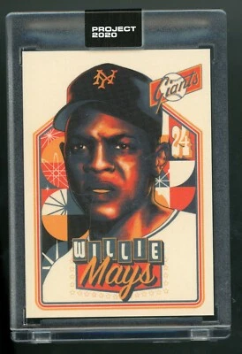 Topps Project 2020 Willie Mays by Matt Taylor #365 With Box PR Only 1,600! - Image 1 of 2