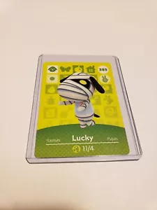 Tarjeta amiibo Lucky # 385 de Animal Crossing AUTÉNTICA Serie 4 ¡NUEVA NUNCA ESCANEADA!¡! - Imagen 1 de 1