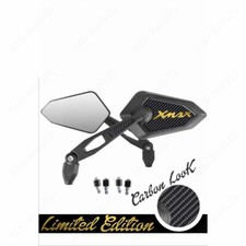 Paar Spiegel Street Limited Genehmigt Logo Gold Yamaha Xmax 125 250