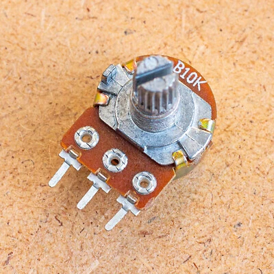 Dreh Potentiometer 10K Kilo Ohm linear Mono Poti Regel Widerstand Arduino ESP32 - Bild 1 von 3