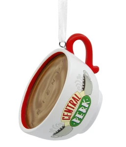 Hallmark Ornament Friends Central Perk Kaffeetasse Keramik Urlaub Weihnachten EUC - Bild 1 von 6