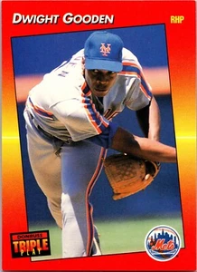 1992 Donruss Triple Play - #167 Dwight Gooden - Picture 1 of 2