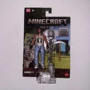 A Minecraft Movie Garrett Piccone & Buckchuckets 4" Figura Mattel 2025 Nuovo - Foto 1 di 2