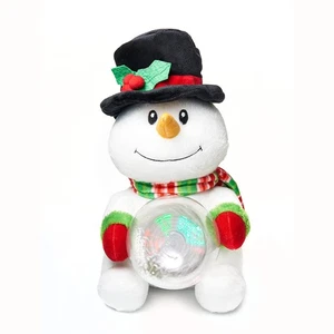 - Snowglobe Stormy | Animated Christmas Snowman with Light Animal Plush , Bop... - Bild 1 von 8