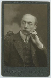 Cabinet circa 1900 Eugène Pirou. Le compositeur et chef d'orchestre André Messag - Picture 1 of 2