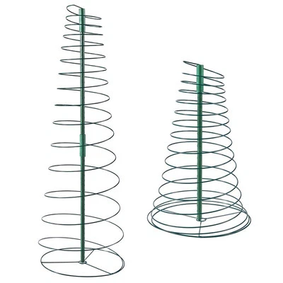 Rankhilfe Rankspirale Ranksäule 2er Set Tomatensäule Kletterhilfe Spirale 150 cm - Bild 1 von 4