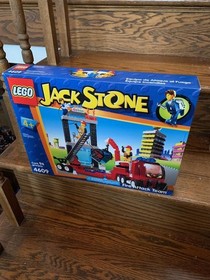 2001 Lego 4609 Juniors 4+ JACK STONE Fire Attack Team Building Toy 94 Pieces New
