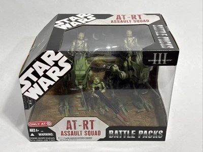 Hasbro Star Wars AT-RT ESCUADRÓN DE ASALTO PAQUETES DE BATALLA ROTS Objetivo exclusivo 2007 NUEVO Foto 1 de 4