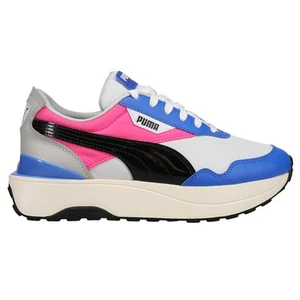 PUMA Cruise Rider Silky  Youth Girls Blue, White Sneakers Casual Shoes 381863-02 - Picture 1 of 6