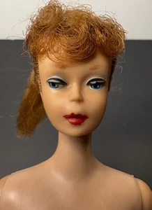 BARBIE #5 Coda di cavallo. CAPELLI ROSSO TITANIO. Taglia capelli. - Foto 1 di 14