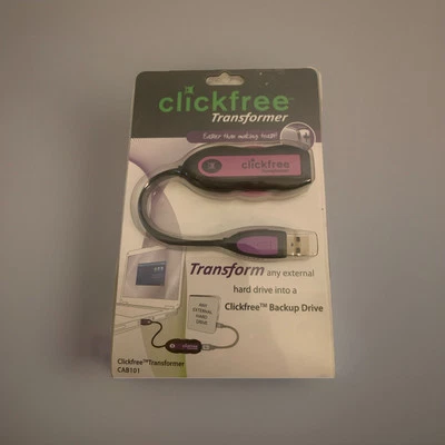 Clickfree Transformer CAB101 Backup Drive NEW in Package HTF - Image 1 of 4
