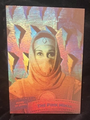 1995 Fleer Mighty Morphin Power Rangers The Movie Hologram #4 The Pink Ninja Nm+ - Image 1 of 2