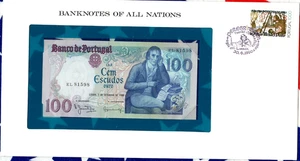 Banknotes of All Nations Portugal 100 Escudo 1980 P 178a 2 UNC Borges EL81598 - Picture 1 of 3
