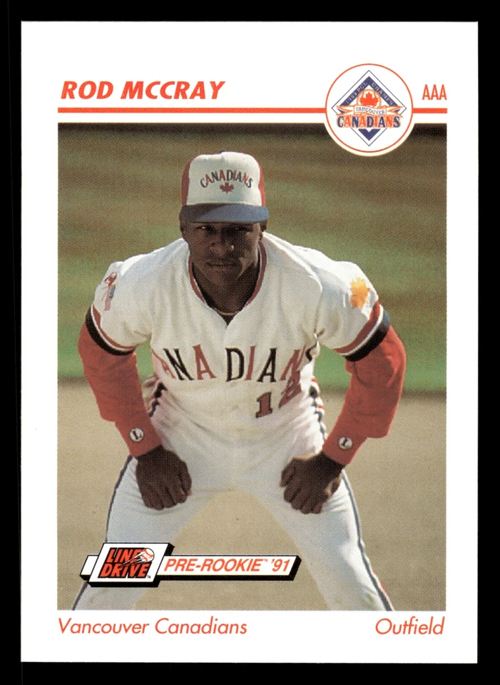 Rodney McCray 1991 Line Drive AAA #641 Vancouver Canadians - Image 1 of 2