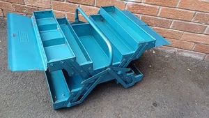 Vintage TALCO Cantilever tool box On Wheels Made in Britain RARE - Picture 1 of 10