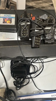 VTG Atari 5200 Console Video System W/Controllers. Game Not Tested As-Is Read - Image 1 of 2