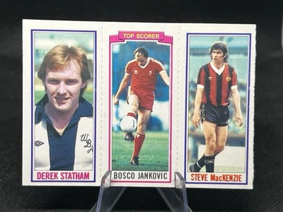 1981 Topps Euro - Derek Statham Bosch Jankovic Steve Mackenzie - Soccer - Image 1 of 2